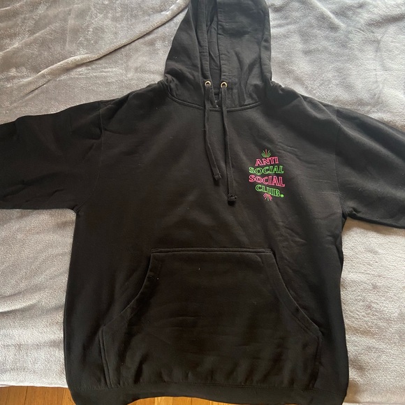 Anti Social Social Club 777 FW19 Hoodie ASSC Black - Picture 3 of 3